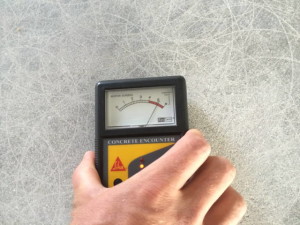 Merjenje vlage na betonu